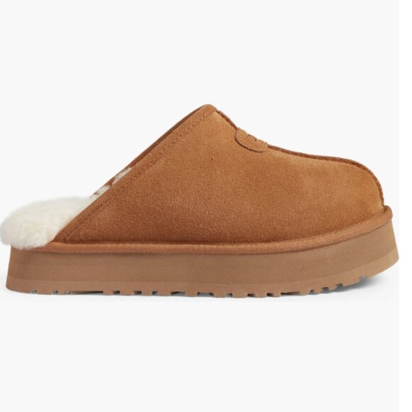 NIB UGG DISCOQUETTE SLIDE SLIPPER CHESTNUT SIZE 8 - Picture 9 of 11